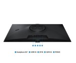 Samsung Monitor 32 cale Odyssey G73SH OLED 3840x2160 UHD 16:9 2xHDMI 1xDP 0,03ms 330/165Hz płaski 3Yd2d (LS32HG732SUXEN)