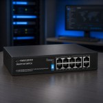 Esperanza Switch 10-portowy POE 10/100/1000 120W MATRIX ENS108