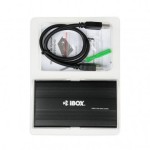 iBOX Obudowa metalowa HD-02 USB 3.0 czarna