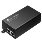 TP-LINK Injector Adapter Omada 2.5G PoE+  PORT: 1× 2.5G PoE Port, 1× 2.5G Non-PoE Port POE260S
