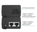 TP-LINK Injector Adapter Omada 2.5G PoE+  PORT: 1× 2.5G PoE Port, 1× 2.5G Non-PoE Port POE260S