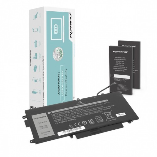 Movano Bateria K5XWW do Dell Latitude 5289 7390 2-in-1 - 7300 mAh (55 Wh)