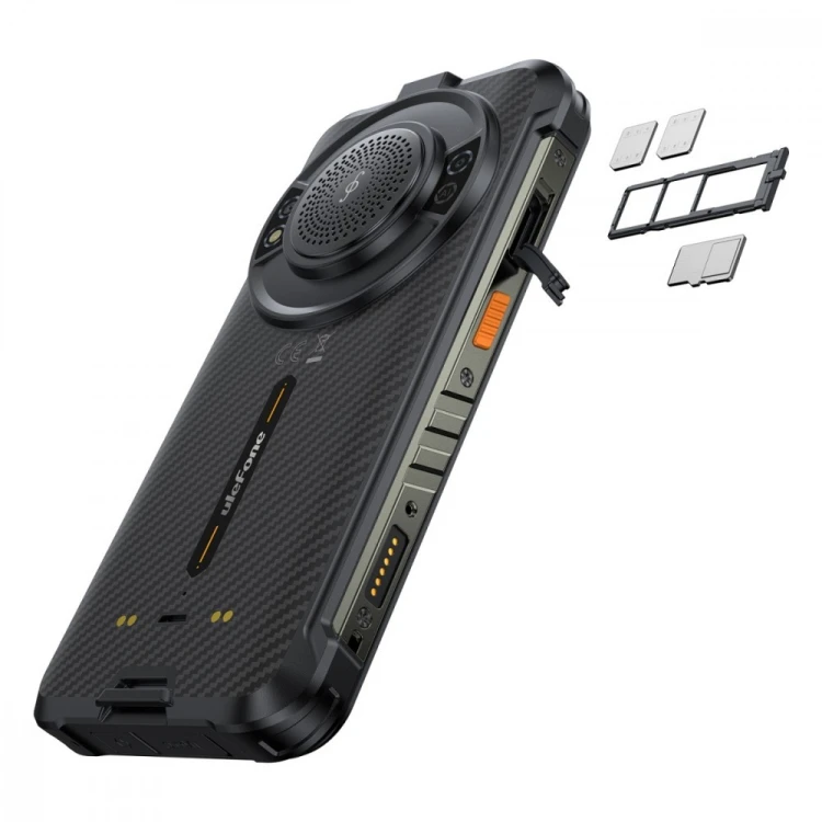 ULEFONE Smartfon RugKing 4G 8/128GB IP69K czarny