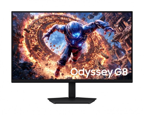 Samsung Monitor 32 cale Odyssey G80HS IPS 6144x3456 6K 16:9 2xHDMI 1xDP 2xUSB 3.2 1ms 330/165Hz HAS+PIV płaski 2Yd2d (LS32HG802ESXEN)