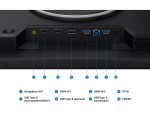Samsung Monitor 32 cale Odyssey G80HS IPS 6144x3456 6K 16:9 2xHDMI 1xDP 2xUSB 3.2 1ms 330/165Hz HAS+PIV płaski 2Yd2d (LS32HG802ESXEN)