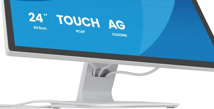 IIYAMA Monitor 24 cale  T2452MSC-W2AG 10PKT,POJ,IPS,HDMI,DP,420cd, biały