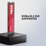 AXAGON ADSA-M2C11L Stacja dokująca USB-C 3.2 Gen 2 - 1 x NVMe M.2 10Gbps