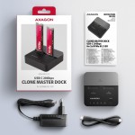 AXAGON ADSA-M2C22L Stacja dokująca USB-C 3.2 Gen2x2 - 2 x NVMe M.2 20Gbps