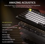 Corsair Klawiatura gamingowa Makr Pro 75 Carbon