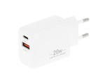Movano Ładowarka GaN 20W USB-C PD + USB-A (biała)
