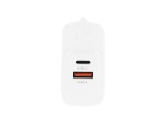 Movano Ładowarka GaN 20W USB-C PD + USB-A (biała)