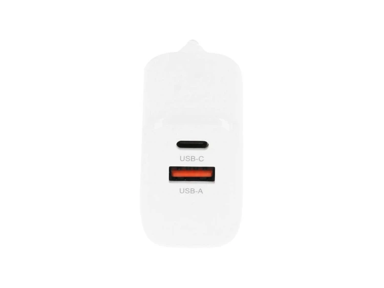 Movano Ładowarka GaN 20W USB-C PD + USB-A (biała)
