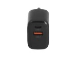 Movano Ładowarka GaN 30W USB-C PD + USB-A (czarna)