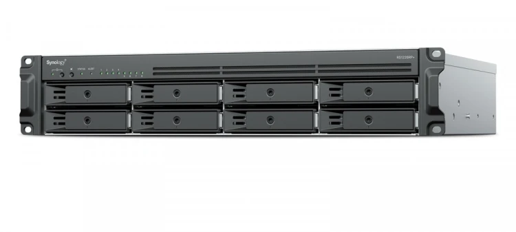 Synology Serwer NAS RS1226RP+ 8x0HDD 2,2Ghz 2x2,5GbE 1x4GB DDR4 3Y