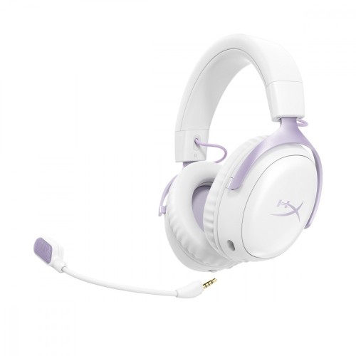 HyperX Zestaw słuchawkowy gamingowy Cloud III S bezprzewodowy lawendowy - D95DFAA