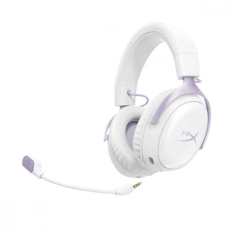 HyperX Zestaw słuchawkowy gamingowy Cloud III S bezprzewodowy lawendowy - D95DFAA