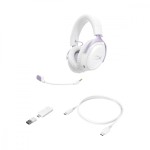 HyperX Zestaw słuchawkowy gamingowy Cloud III S bezprzewodowy lawendowy - D95DFAA