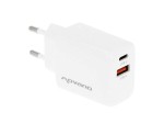 Movano Ładowarka GaN 30W USB-C PD + USB-A (biała)