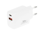 Movano Ładowarka GaN 30W USB-C PD + USB-A (biała)