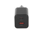 Movano Ładowarka GaN 45W USB-C PD + USB-A (czarna)