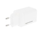 Movano Ładowarka GaN 45W USB-C PD + USB-A (biała)