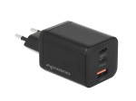 Movano Ładowarka GaN 65W 2x USB-C PD + USB-A (czarna)