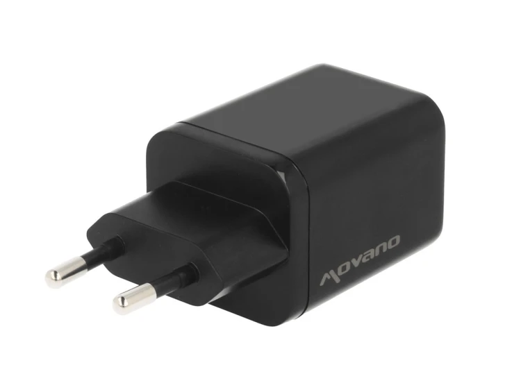 Movano Ładowarka GaN 65W 2x USB-C PD + USB-A (czarna)