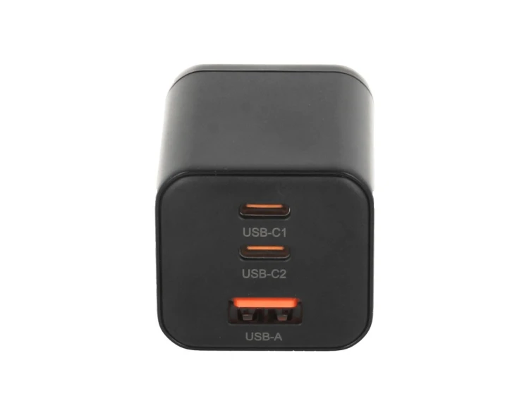 Movano Ładowarka GaN 65W 2x USB-C PD + USB-A (czarna)