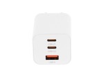 Movano Ładowarka GaN 65W 2x USB-C PD + USB-A (biała)