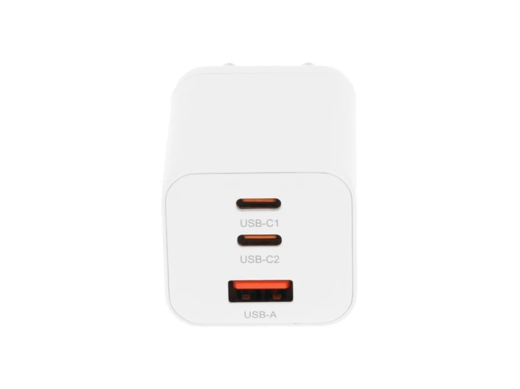 Movano Ładowarka GaN 65W 2x USB-C PD + USB-A (biała)
