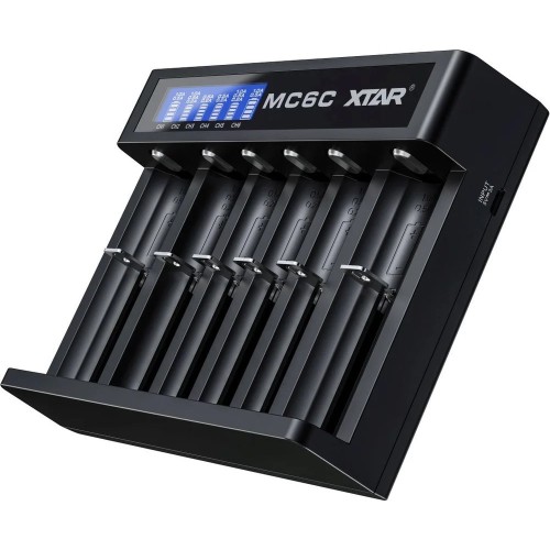 XTAR Ładowarka do akumulatorów Li-ion 18650 XTAR MC6C