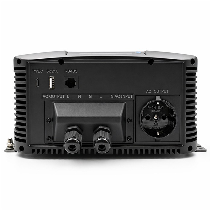 Qoltec Przetwornica napięcia Pure Sine Wave | 12V na 230V | 3000/6000W |UPS BYPASS