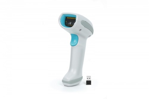 Digitus Zaawansowany czytnik kodów kreskowych bezprzewodowy USB-RJ45 2m, 1D/2D 2m/s, IP52, stojak w zestawie