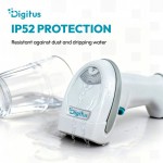 Digitus Zaawansowany czytnik kodów kreskowych bezprzewodowy USB-RJ45 2m, 1D/2D 2m/s, IP52, stojak w zestawie