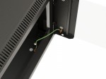 Lanberg Szafa instalacyjna rack wisząca 19 cali 12U 540x350 czarna drzwi przeszklone (flat pack)