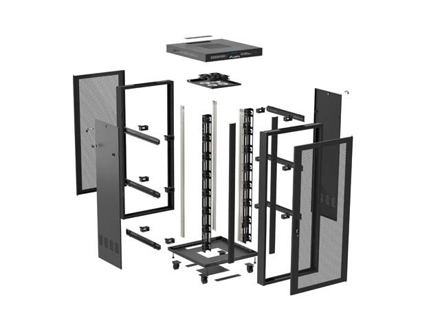 Lanberg Szafa teleinformatyczna rack 80x80 42U