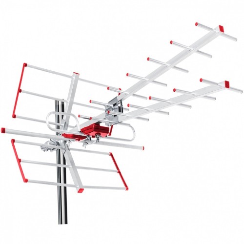 Maclean Antena zewnętrzna DVB-T/T2 H.265 HEVC TV Combo UHF MCTV-855