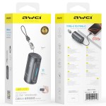 AWEI Powerbank 10000mAh 22,5W WP-117 2xUSB-C