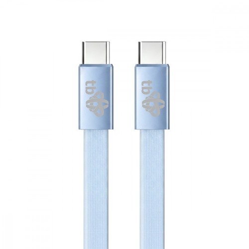 TB Kabel USB C - USB C 1m płaski błękitny