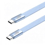 TB Kabel USB C - USB C 1m płaski błękitny