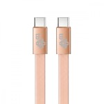 TB Kabel USB C - USB C 1m płaski brzoskwiniowy