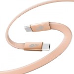 TB Kabel USB C - USB C 1m płaski brzoskwiniowy