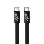 TB Kabel USB C - USB C 1m płaski czarny