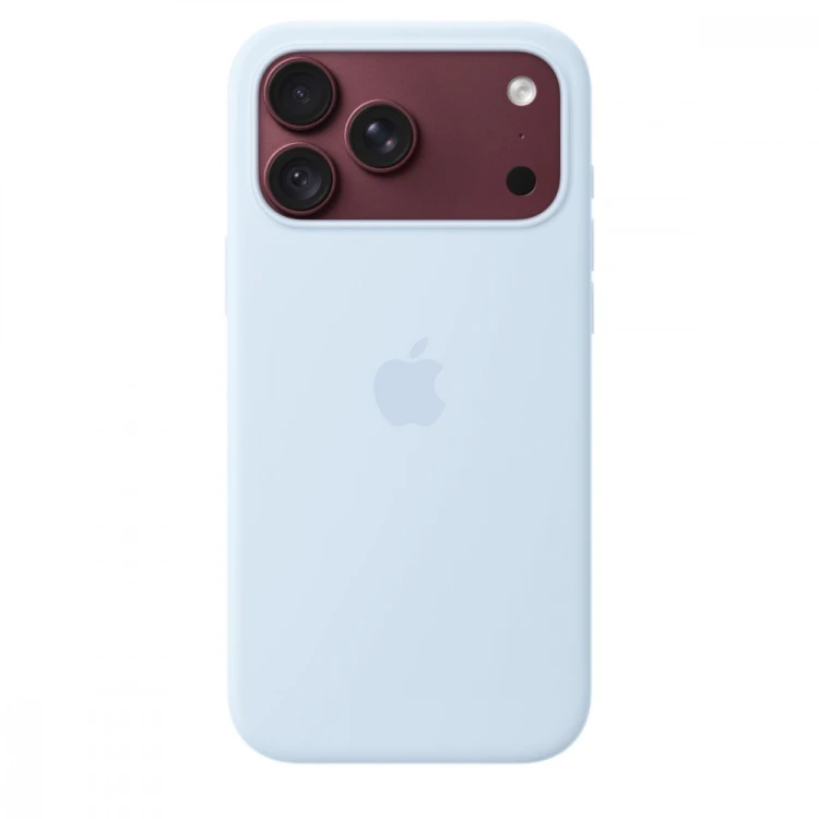 Apple Etui silikonowe z MagSafe do iPhonea 18 Pro Max - chłodny błękit