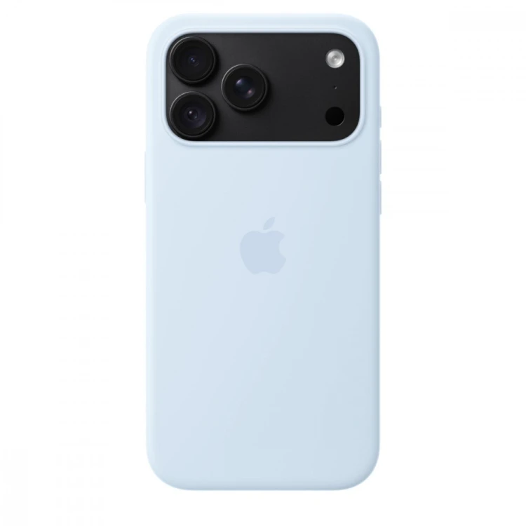 Apple Etui silikonowe z MagSafe do iPhonea 18 Pro Max - chłodny błękit