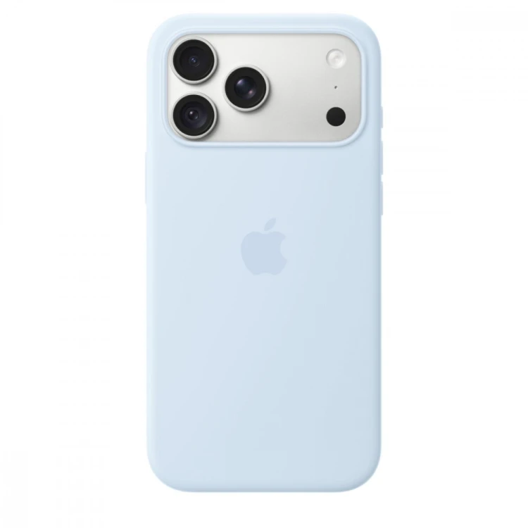 Apple Etui silikonowe z MagSafe do iPhonea 18 Pro Max - chłodny błękit
