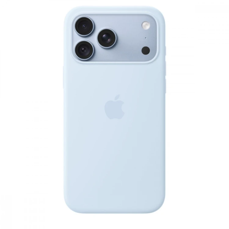 Apple Etui silikonowe z MagSafe do iPhonea 18 Pro Max - chłodny błękit