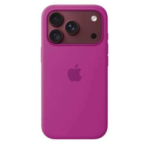 Apple Etui silikonowe z MagSafe do iPhonea 18 Pro - magenta