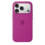 Apple Etui silikonowe z MagSafe do iPhonea 18 Pro - magenta