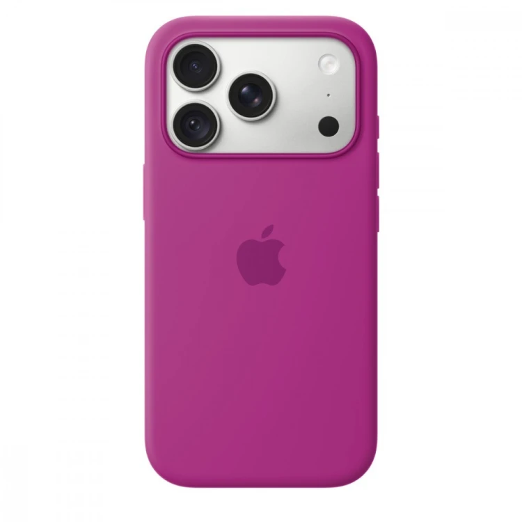 Apple Etui silikonowe z MagSafe do iPhonea 18 Pro - magenta